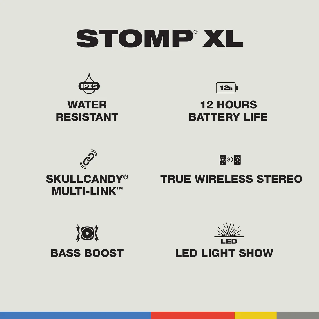 Boxa portabila Skullcandy Stomp XL, Negru [4]