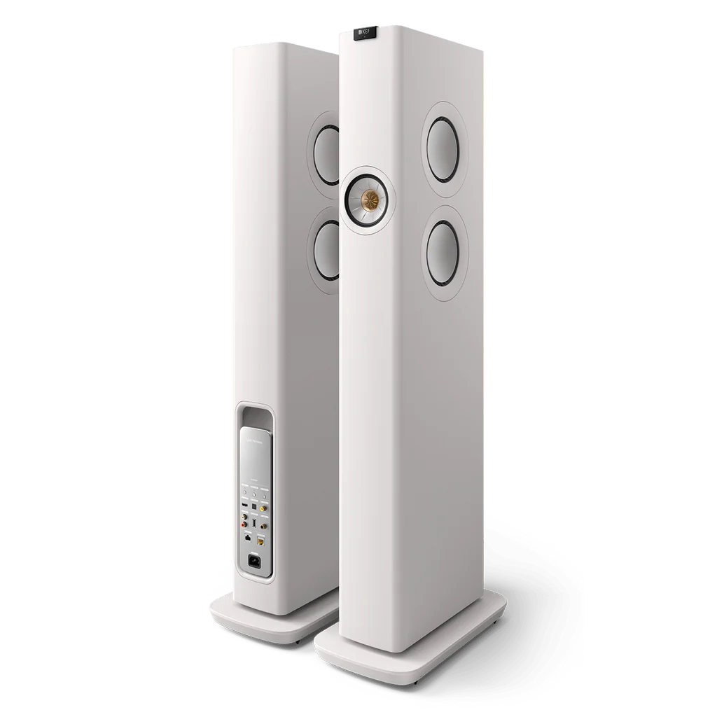 active Kef LS60 Wireless Mineral White Boxa White Premium Wireless [1]