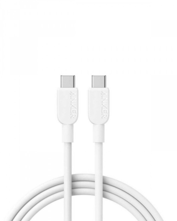 Laptop, Tablete & Telefoane - Cablu Anker 310 USB-C la USB-C, 240W, 0.9M, Alb