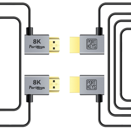 Set 2 cabluri HDMI ultra-subtiri Portkeys [2]