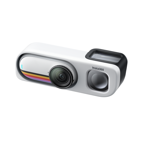 TV, Audio-Video & Foto - Camera de actiune Insta360 GO 3S Retro Bundle (Special Edition), 128 GB, Canvas White