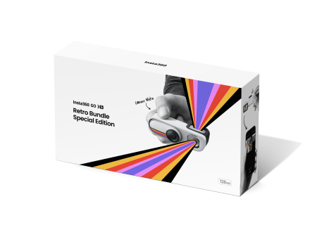 Camera de actiune Insta360 GO 3S Retro Bundle (Special Edition), 128 GB, Canvas White [17]