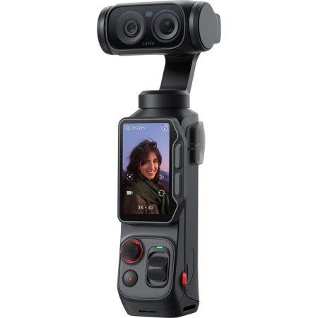 Camere video de actiune & accesorii - Camera de actiune Insta360 Luna Ultra Standard Bundle, Cosmic Black