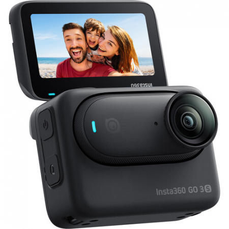 Camere video de actiune & accesorii - Insta360 GO 3S Camera actiune Negru 128GB 360