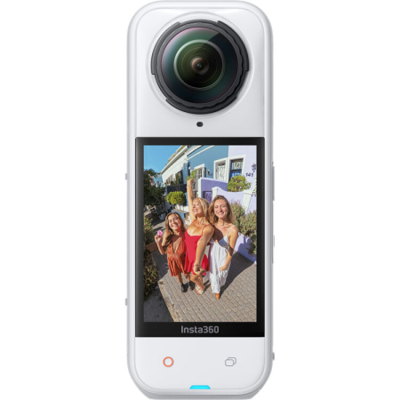 Camere video de actiune Insta360 - Camera video de actiune Insta360 X5 Standard Bundle, Satin White Limited Edition
