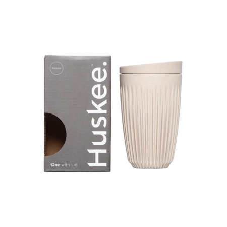 Coffee Corner - Cana HuskeeCup cu Capac 355ml (12oz) - Natur