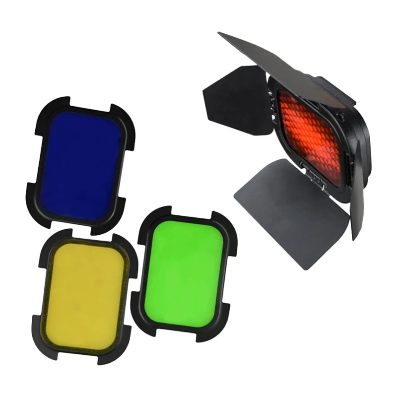 Filtre studio - Set de accesorii pentru modelarea luminii GODOX BD-07 pentru AD200 / AD200Pro