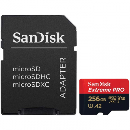 Carduri, Memorii & Cititoare - Card de Memorie SanDisk Extreme PRO 256GB