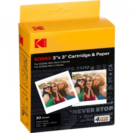 Film foto - Cartus Kodak ICRG-330, compatibil cu seriile Mini 3 / Mini Shot 3