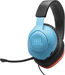 PC, Periferice & Software - Casti gaming JBL QUANTUM 100, cu fir, Nintendo, Albastru/Rosu