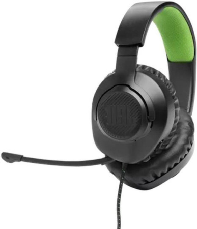 PC, Periferice & Software - Casti gaming JBL Quantum 100 Xbox, cu fir, Negru/Verde