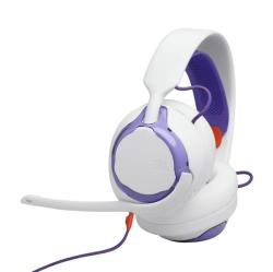PC, Periferice & Software - Casti gaming JBL Quantum 250, cu fir, Alb/Violet