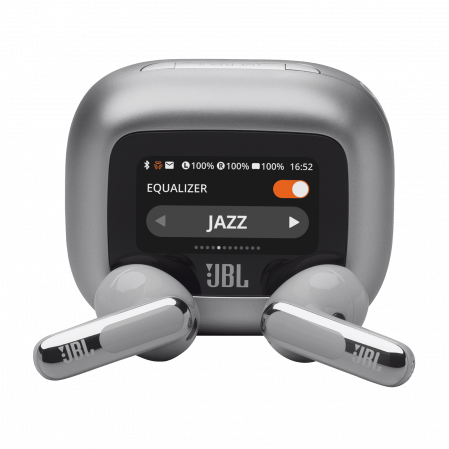 TV, Audio-Video & Foto - Casti In-Ear JBL Live Flex 3, Argintiu