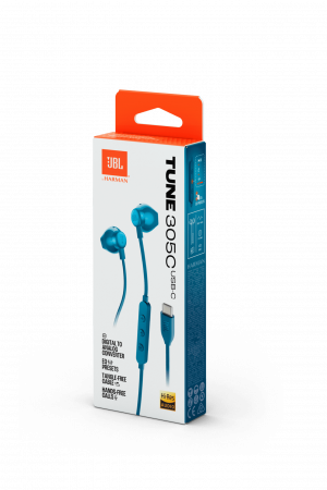 Casti In-Ear JBL Tune 305C, Albastru [6]