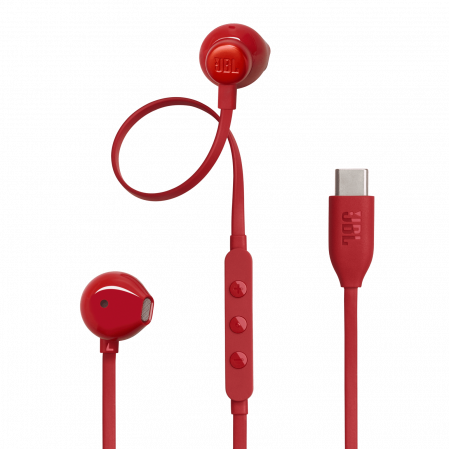 TV, Audio-Video & Foto - Casti In-Ear JBL Tune 305C, Rosu