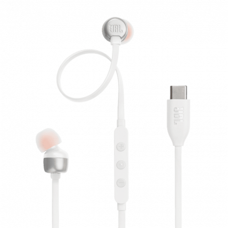 TV, Audio-Video & Foto - Casti In-Ear JBL Tune 310C, Alb