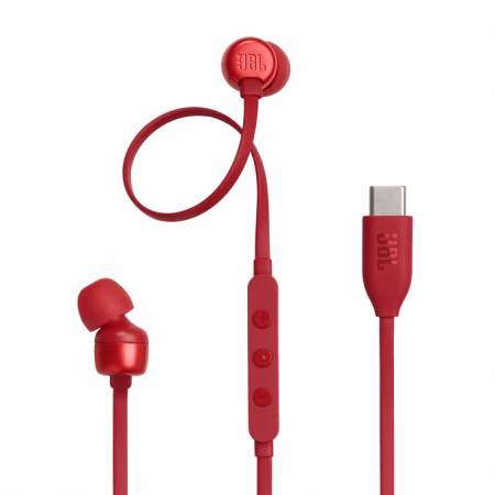 TV, Audio-Video & Foto - Casti In-Ear JBL Tune 310C, Rosu
