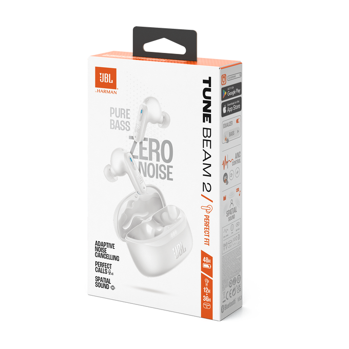 Casti In-Ear JBL Tune Beam 2, Alb [10]
