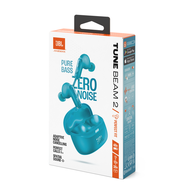 Casti In-Ear JBL Tune Beam 2, Turcoaz [10]