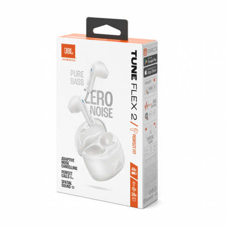 Casti In-Ear JBL Tune Flex 2, Alb [10]