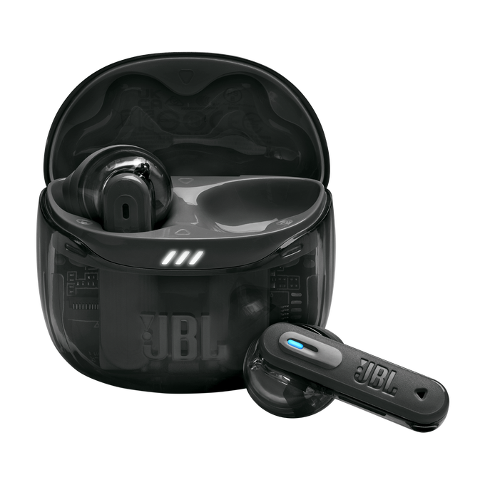 TV, Audio-Video & Foto - Casti In-Ear JBL Tune Flex 2 Ghost Edition, Negru transparent