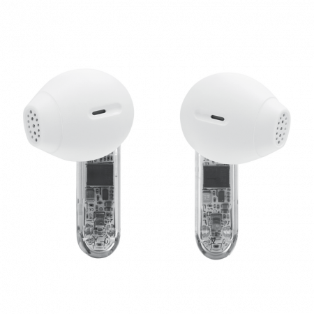 Casti In-Ear JBL Tune Flex 2 Ghost Edition, Alb transparent [2]