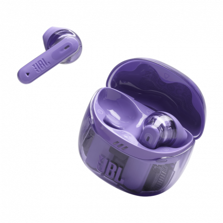 Casti In-Ear JBL Tune Flex 2 Ghost Edition, Violet transparent [7]