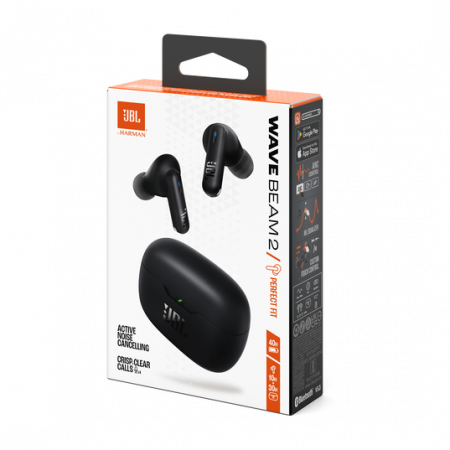 Casti In-Ear JBL Wave Beam 2, Negru [10]
