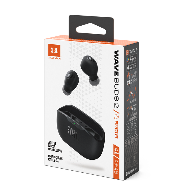 Casti In-Ear JBL Wave Buds 2, Negru [9]