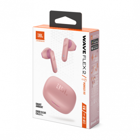 Casti In-Ear JBL Wave Flex 2, Roz [10]