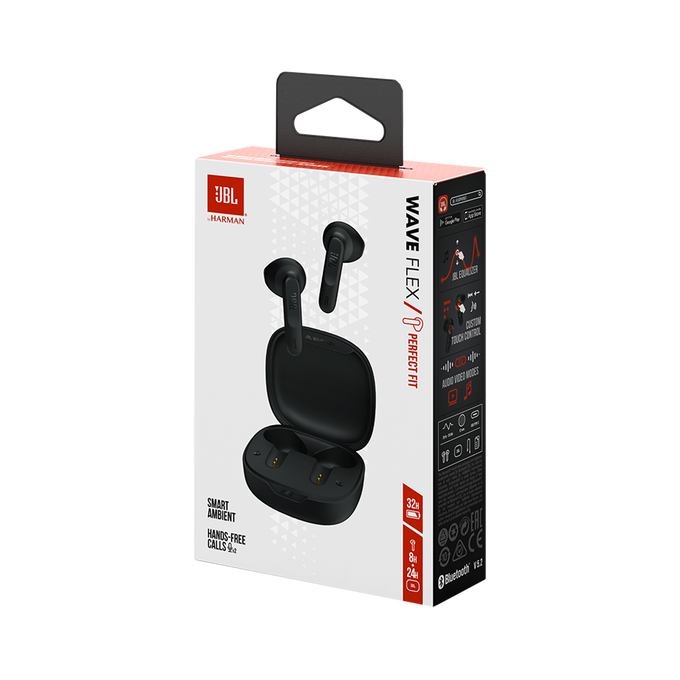 Casti In-Ear JBL Wave Flex, Negru [10]