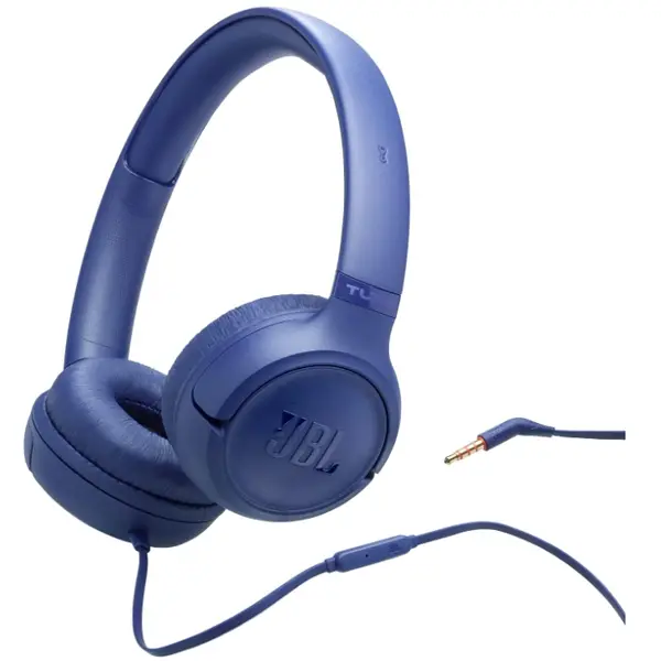 TV, Audio-Video & Foto - Casti On-Ear JBL Tune 530, cu fir, Albastru