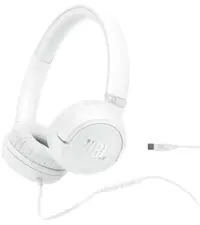 TV, Audio-Video & Foto - Casti On-Ear JBL Tune520C, USB-C, cu fir, Alb