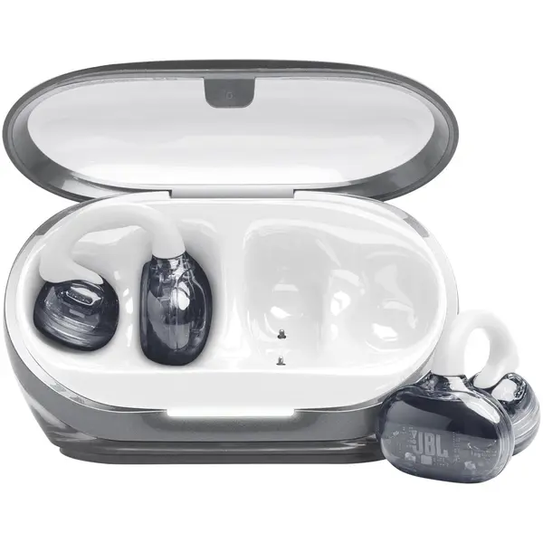Portabile audio - Casti Open-Ear JBL Soundgear Clips, Alb