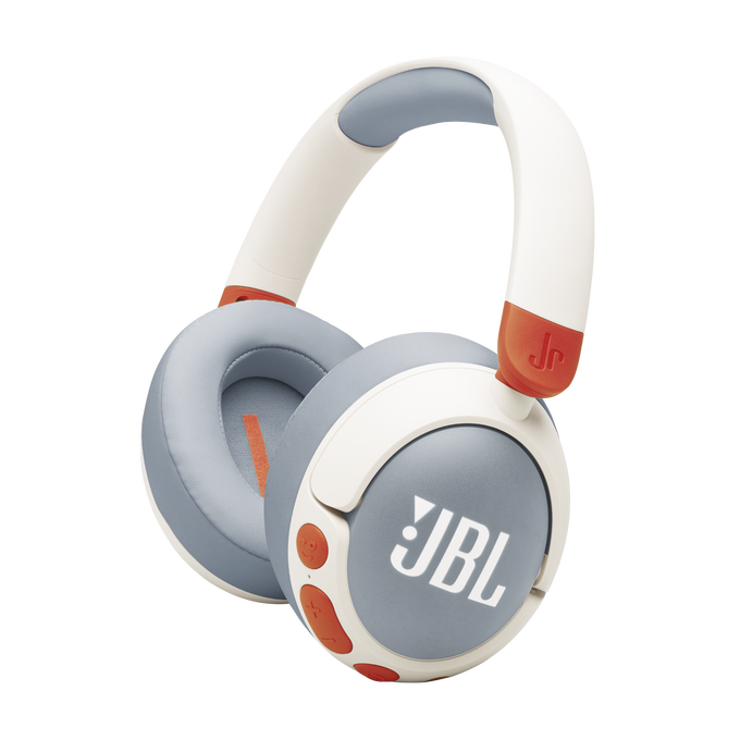 TV, Audio-Video & Foto - Casti Over-Ear JBL Junior 470NC, Alb