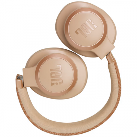 Casti Over-Ear JBL Live 770NC, Bej [2]