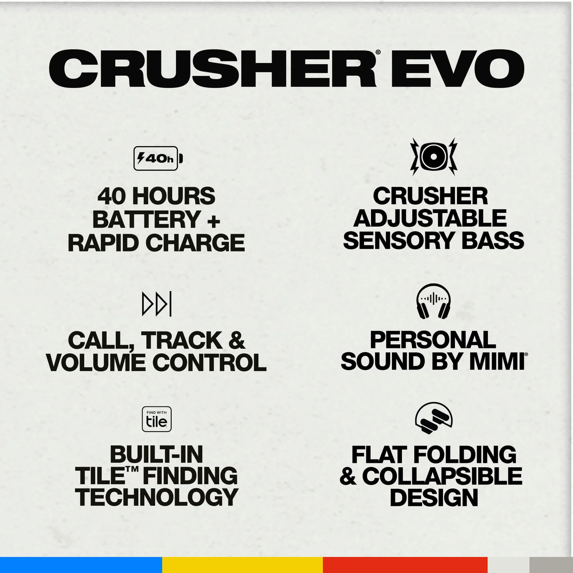 Casti Over-Ear Skullcandy Crusher Evo, Alb [3]