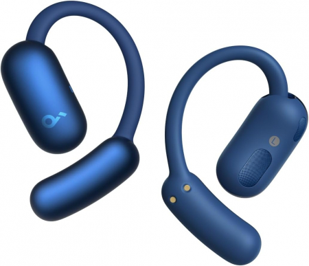 Casti Audio: Wireless, Bluetooth, cu Fir sau Gaming - Casti Open-Ear Anker SoundCore AeroFit 2, Albastru
