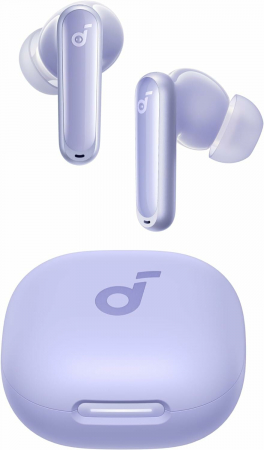 Casti Audio: Wireless, Bluetooth, cu Fir sau Gaming - Casti In-Ear Anker Soundcore P40i, Violet