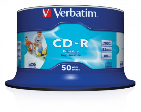 CD-R printabil VERBATIM, 52x, 700MB, 50 buc [1]