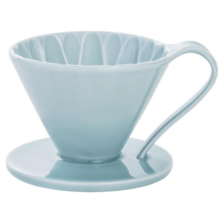 Coffee Corner - Dripper CAFEC Arita Cone Flower, 1 ceasca, Albastru