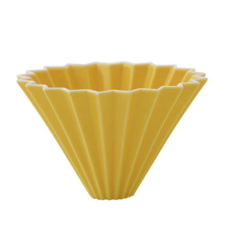 Coffee Corner - Dripper ORIGAMI, Dimensiunea M, Galben