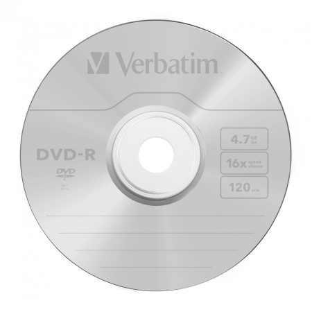 DVD-R VERBATIM, 16x, 4.7GB, Matt Silver, 50 buc [3]