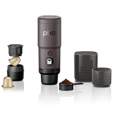 Espressoare - Espressor Portabil Electric WACACO Pixapresso Dark Burgundy