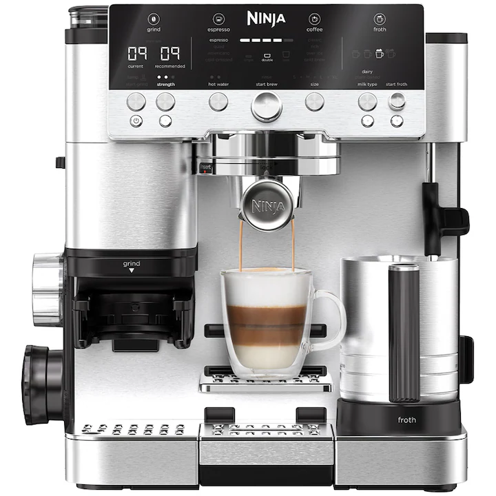Espressoare & cafetiere - Espressor semi-automat 3in1 Ninja Luxe Cafe Premier ES601EU