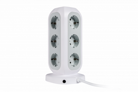 Extensie multi-plug EU Verbatim EUPT-01, 11 prize AC, 2 x USB-C, 2 x USB-A [4]