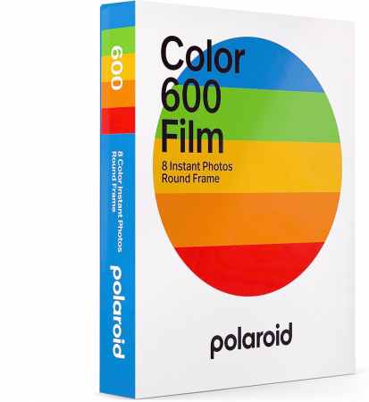 Film foto - Film instant Color Polaroid 600, 8 expuneri, rama rotunda