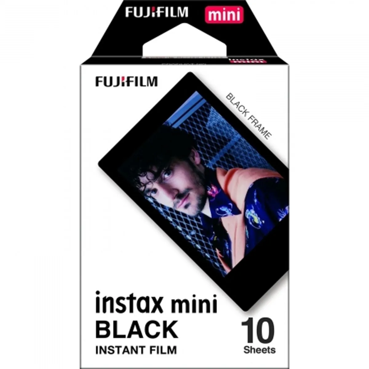 Film foto - Film instant Fujifilm Instax Mini Black, 10 expuneri