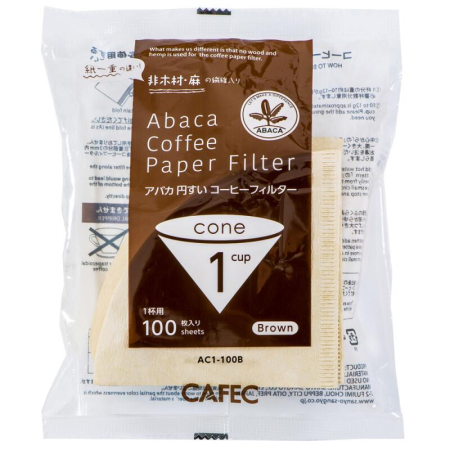 Coffee Corner - Filtre de hârtie CAFEC Abaca conice