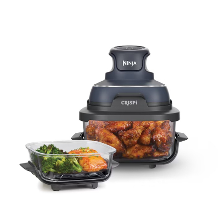 Electrocasnice & Climatizare - Friteuza cu aer cald Ninja CRISPi 4-in-1 FN101EUGY, Albastru inchis